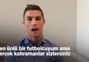 Cristiano Ronaldodan Suriyeli çocuklara anlamlı mesaj.gizlidosya.net