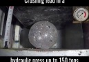 Crushing Lead With A Hydraulic Press