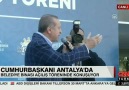 Cumhurbaşkanı Erdoğan Antalyada konuşuyor