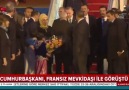 Cumhurbaşkanı Fransız mevkidaşı ile görüştü