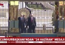 Cumhurbaşkanından 24 Haziran mesajı