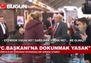 CUMHURBAŞKANIN MAKETİNE DOKUNMA ETİK OLMAZ