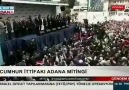 Cumhur İttifakı Adana mitinginde halk varlıktan birbirine girdi