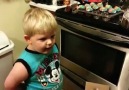 Cute Kid Tries To Deny Cupcake Theft