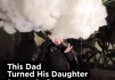 Dad Creates Spectacular Cloud Costume For Daughter