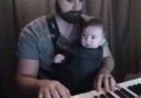 Dad Puts Baby To Sleep With Piano Lullaby