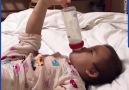 Daily Mail - Baby uses toe to hold milk bottle Facebook