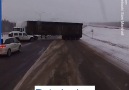 Daily Mail Video - Semi-truck jackknifes on icy highway Facebook