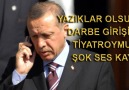 Darbe tiyatroymuş! Şok ses kaydı!