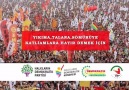 Darbeye hayır mitingi