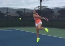 Daria Kasatkina slow motion backhand