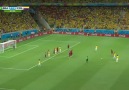 David Luiz'in Kolombiya'ya attığı dehşet frikik golü