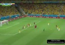 David Luiz'in Kolombiya'ya attığı muhteşem frikik golü