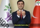 demirtaş'tan seçim uyarısı