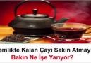 Demlikte kalan çayı sakın atmayın bakın nerelerde kullanılıyor.