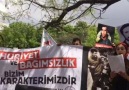 Deniz Gezmişin mezarı önünde açıklama yapıldı.