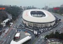 Derbiye saatler kala Vodafone Park&kuş bakışı.