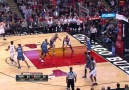 Derrick Rose crosses LaVine