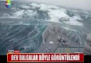 DEV DALGALAR BÖYLE GÖRÜNTÜLENDİ