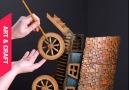Diagonal View - Making a Vardo Wagon out of Cardboard Facebook