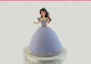 Diamante Princess Doll Cake