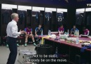 Didier Deschamp&half-time team talk with a fiery Varane at the end.