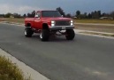 Diesel Chevy burnout