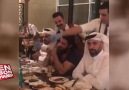 Diriliş Ertuğrul ekibi Katarda yemek yedi