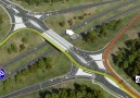 Diverging Diamond Interchange Visualization