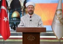 Diyanet İşleri Başkanı Prof. Dr. Ali Erbaştan Kudüs Açıklaması