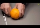 DIY Creative Orange Candles