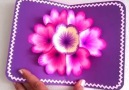 DIY 3D flower pop up card!By Handmade with Aniko