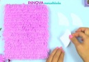 DIY ideas! How to decorate notebooks with wool!Via Innova Manualidades