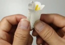 DIY making flowers from paper