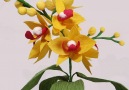 DIY Potted Crepe Orchid Plant &lt3