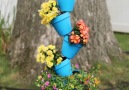 DIY Slanted Planters