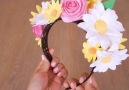 DIY Snapchat flower crown
