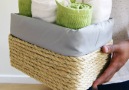 DIY Twine Basket