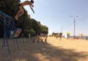 Double Front Flip Into Back Pain