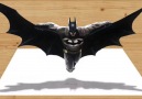 3D pencil drawing of Batman by Jasmina Susak�