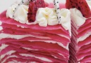 Dragon Fruit Crepe CakeSave this recipe More recipes on our app