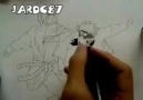 Drawing Naruto Vs Sasuke (Shippuuden)