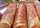 Drooling over these crispy Chicken Rolls which are fried to perfection!! D