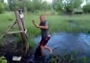 Drunk Tarzan's Rope Swing Double Fail