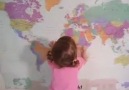 Dünya haritasını bu tatlı cadı kadar iyi biliyor musunuz?