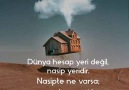 Dünya hesap yeri değil nasip yeridir.Nasipte ne varsa önünde o eğilir.