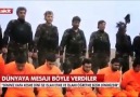 Dünyaya 'DAEŞ' mesajını böyle verdiler...