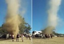 Dust tornado blows ravers' minds in Australia