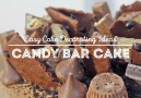 Easy Cake Decorating Ideas: Candy Bar Cake