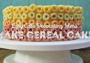 Easy Cake Decorating Ideas: Use Breakfast Cereal!